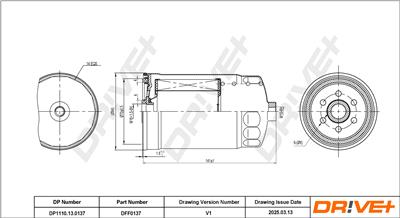 Dr!ve+ DP1110.13.0137 Číslo výrobce: DFF0137. EAN: 5907714155260.