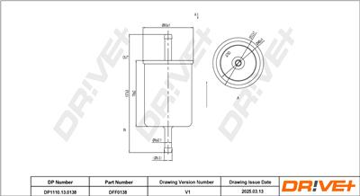 Dr!ve+ DP1110.13.0138 Číslo výrobce: DFF0138. EAN: 5907714155277.