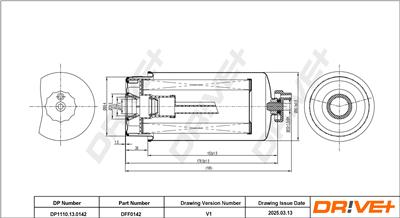 Dr!ve+ DP1110.13.0142 Číslo výrobce: DFF0142. EAN: 5907714155314.