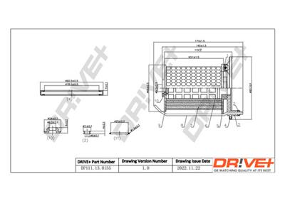 Dr!ve+ DP1110.13.0155 Číslo výrobce: DFF0155. EAN: 5907714155444.