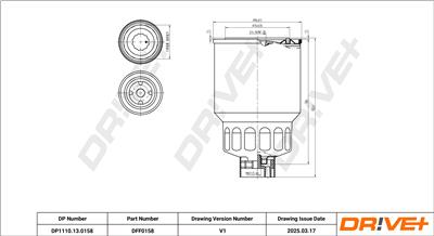 Dr!ve+ DP1110.13.0158 Číslo výrobce: DFF0158. EAN: 5907714155475.
