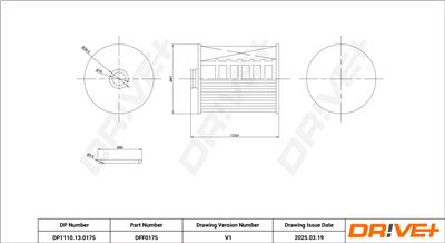 Dr!ve+ DP1110.13.0175 Číslo výrobce: DFF0175. EAN: 5907714168390.