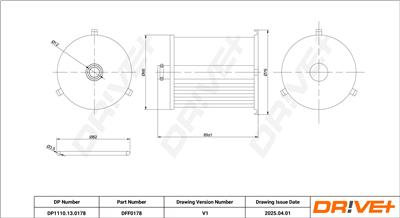 Dr!ve+ DP1110.13.0178 Číslo výrobce: DFF0178. EAN: 5907714168420.