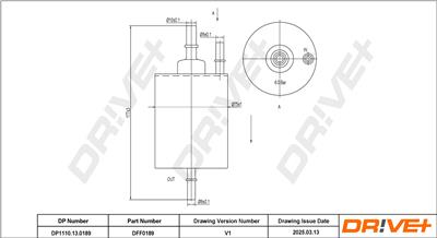 Dr!ve+ DP1110.13.0189 Číslo výrobce: DFF0189. EAN: 5907714168536.