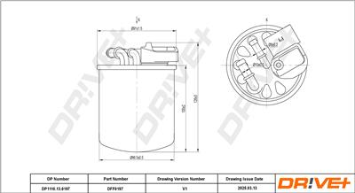 Dr!ve+ DP1110.13.0197 Číslo výrobce: DFF0197. EAN: 5907714168611.