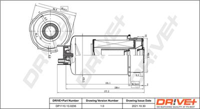 Dr!ve+ DP1110.13.0206 Číslo výrobce: DFF0206. EAN: 5907714168703.