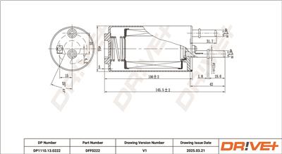 Dr!ve+ DP1110.13.0222 Číslo výrobce: DFF0222. EAN: 5907714168864.