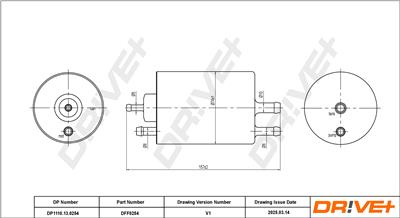 Dr!ve+ DP1110.13.0254 Číslo výrobce: DFF0254. EAN: 5907714169182.