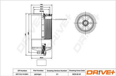 Dr!ve+ DP1110.13.0261 Číslo výrobce: DFF0261. EAN: 5907714169250.