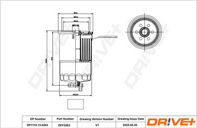 Dr!ve+ DP1110.13.0263 Číslo výrobce: DFF0263. EAN: 5907714169274.