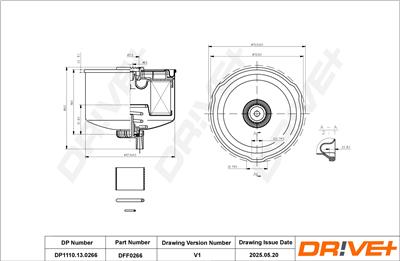 Dr!ve+ DP1110.13.0266 Číslo výrobce: DFF0266. EAN: 5907714169304.