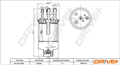 Dr!ve+ DP1110.13.0268 Číslo výrobce: DFF0268. EAN: 5907714169328.
