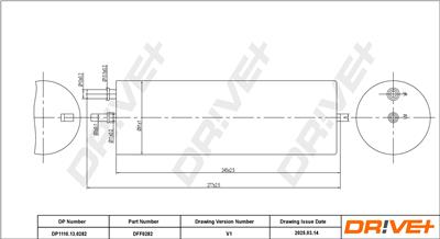 Dr!ve+ DP1110.13.0282 Číslo výrobce: DFF0282. EAN: 5907714169465.