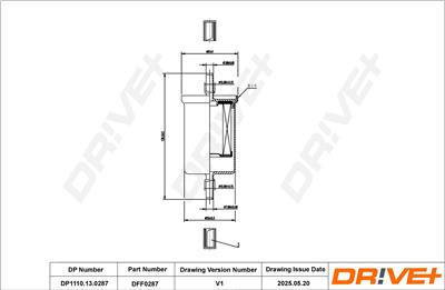 Dr!ve+ DP1110.13.0287 Číslo výrobce: DFF0287. EAN: 5907714169519.