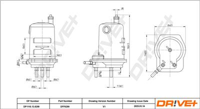 Dr!ve+ DP1110.13.0299 Číslo výrobce: DFF0299. EAN: 5907714169632.
