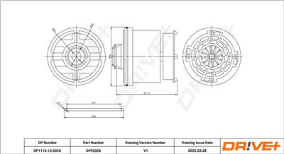 Dr!ve+ DP1110.13.0328 Číslo výrobce: DFF0328. EAN: 7630556926443.