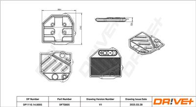 Dr!ve+ DP1110.14.0005 Číslo výrobce: DFT0005. EAN: 5907714155581.