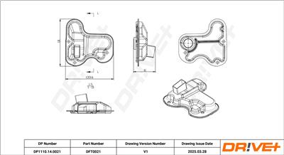 Dr!ve+ DP1110.14.0021 Číslo výrobce: DFT0021. EAN: 5907714155741.