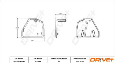 Dr!ve+ DP1110.14.0044 Číslo výrobce: DFT0044. EAN: 5907714155970.