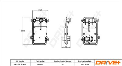 Dr!ve+ DP1110.14.0045 Číslo výrobce: DFT0045. EAN: 5907714155987.