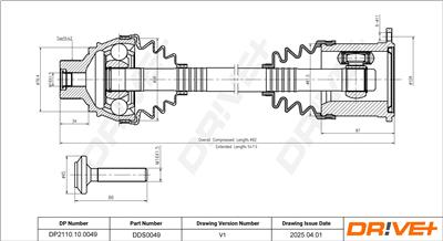 Dr!ve+ DP2110.10.0049 Číslo výrobce: DDS0049. EAN: 5907714188176.