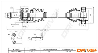 Dr!ve+ DP2110.10.0117 Číslo výrobce: DDS0117. EAN: 5907714188855.