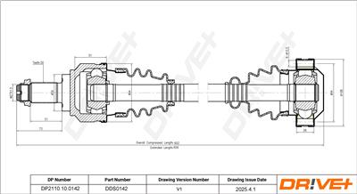 Dr!ve+ DP2110.10.0142 Číslo výrobce: DDS0142. EAN: 5907714189104.