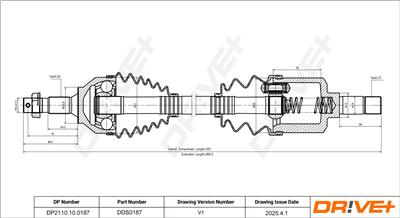 Dr!ve+ DP2110.10.0187 Číslo výrobce: DDS0187. EAN: 5907714189555.