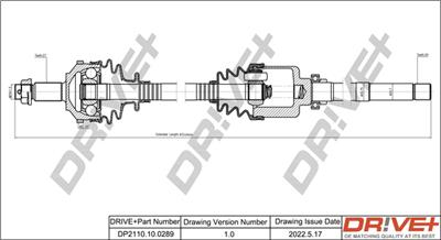 Dr!ve+ DP2110.10.0289 Číslo výrobce: DDS0289. EAN: 5907714190575.