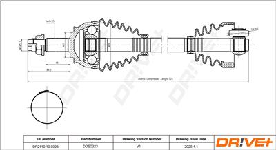 Dr!ve+ DP2110.10.0323 Číslo výrobce: DDS0323. EAN: 5907714190919.