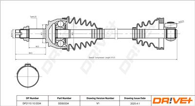 Dr!ve+ DP2110.10.0334 Číslo výrobce: DDS0334. EAN: 5907714191022.