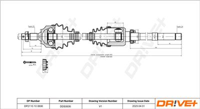 Dr!ve+ DP2110.10.0606 Číslo výrobce: DDS0606. EAN: 5907714193743.