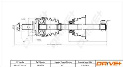 Dr!ve+ DP2110.10.0773 Číslo výrobce: DDS0773. EAN: 5907714195419.