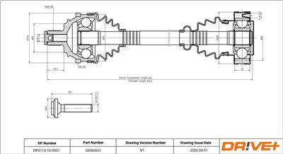 Dr!ve+ DP2110.10.0931 Číslo výrobce: DDS0931. EAN: 5907714196997.