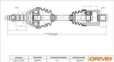 Dr!ve+ DP2110.10.1005 Číslo výrobce: DDS1005. EAN: 5907714197734.