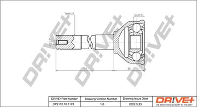 Dr!ve+ DP2110.10.1173 Číslo výrobce: DDC1173. EAN: 5907714181665.