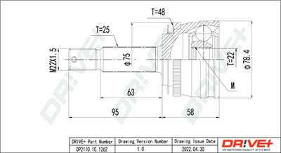 Dr!ve+ DP2110.10.1262 Číslo výrobce: DDC1262. EAN: 5907714182556.