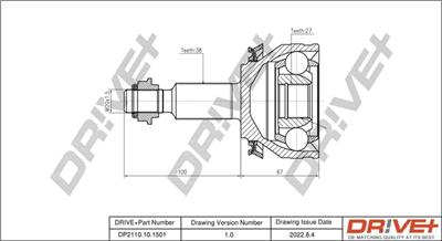 Dr!ve+ DP2110.10.1501 Číslo výrobce: DDC1501. EAN: 5907714184949.