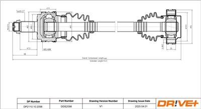Dr!ve+ DP2110.10.2098 Číslo výrobce: DDS2098. EAN: 7630556910886.