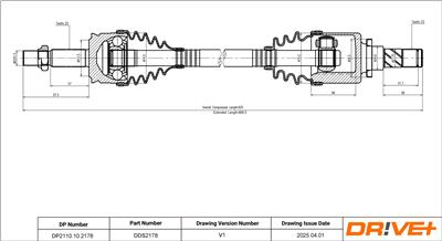 Dr!ve+ DP2110.10.2178 Číslo výrobce: DDS2178.
