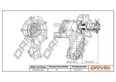 Dr!ve+ DP2310.10.009 Číslo výrobce: DCW0009. EAN: 7640250072322.