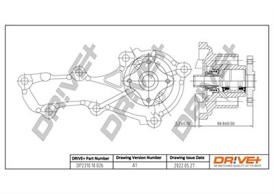 Dr!ve+ DP2310.10.026 Číslo výrobce: DCW0026. EAN: 7640250072490.