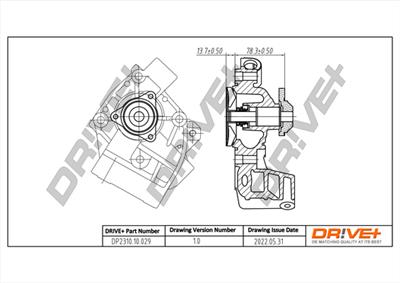 Dr!ve+ DP2310.10.029 Číslo výrobce: DCW0029. EAN: 7640250072520.