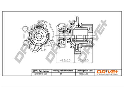 Dr!ve+ DP2310.10.037 Číslo výrobce: DCW0037. EAN: 7640250072605.