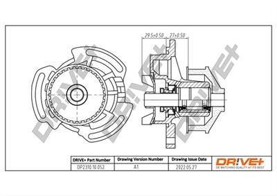 Dr!ve+ DP2310.10.052 Číslo výrobce: DCW0052. EAN: 7640250072759.