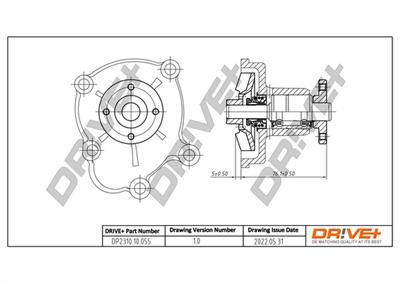Dr!ve+ DP2310.10.055 Číslo výrobce: DCW0055. EAN: 7640250072780.