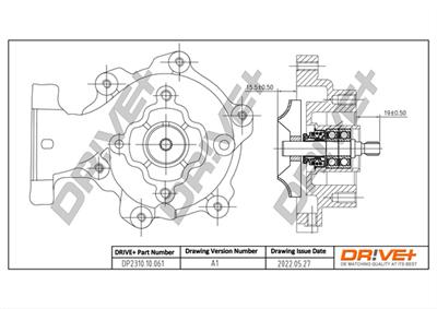 Dr!ve+ DP2310.10.061 Číslo výrobce: DCW0061. EAN: 7640250072841.