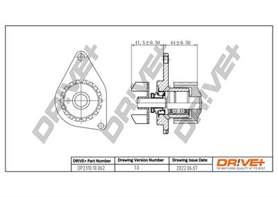 Dr!ve+ DP2310.10.062 Číslo výrobce: DCW0062. EAN: 7640250072858.