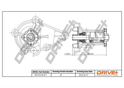 Dr!ve+ DP2310.10.071 Číslo výrobce: DCW0071. EAN: 7640250072940.