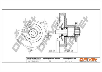 Dr!ve+ DP2310.10.073 Číslo výrobce: DCW0073. EAN: 7640250072964.